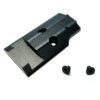 CLPD KJ Shadow2 & S2 Orange Rear Sight cover Plate for Optic Ready 7075 CNC Aluminium slide (Black)