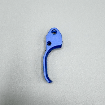 CLPD KJ Shadow 2 - Orange - TS2 - CZ Licence CNC Aluminium Trigger TYPE B With Reset & Trigger Stop Screw (for small hand & short finger use) – Blue