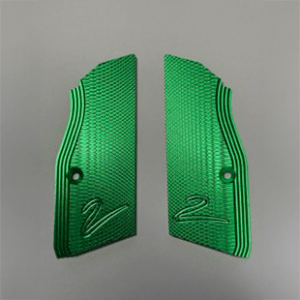 CLPD KJ TS-2 - CNC Aluminium Grip with full CZ licence (Green)