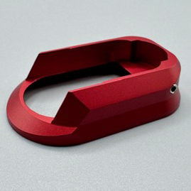 CLPD KJ TS-2 - CNC Aluminium Magwell with full CZ licence (Red)